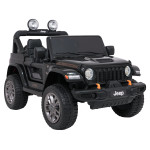 Elektrické autíčko Jeep Wrangler Rubicon Lift 4x4, 24V - čierne